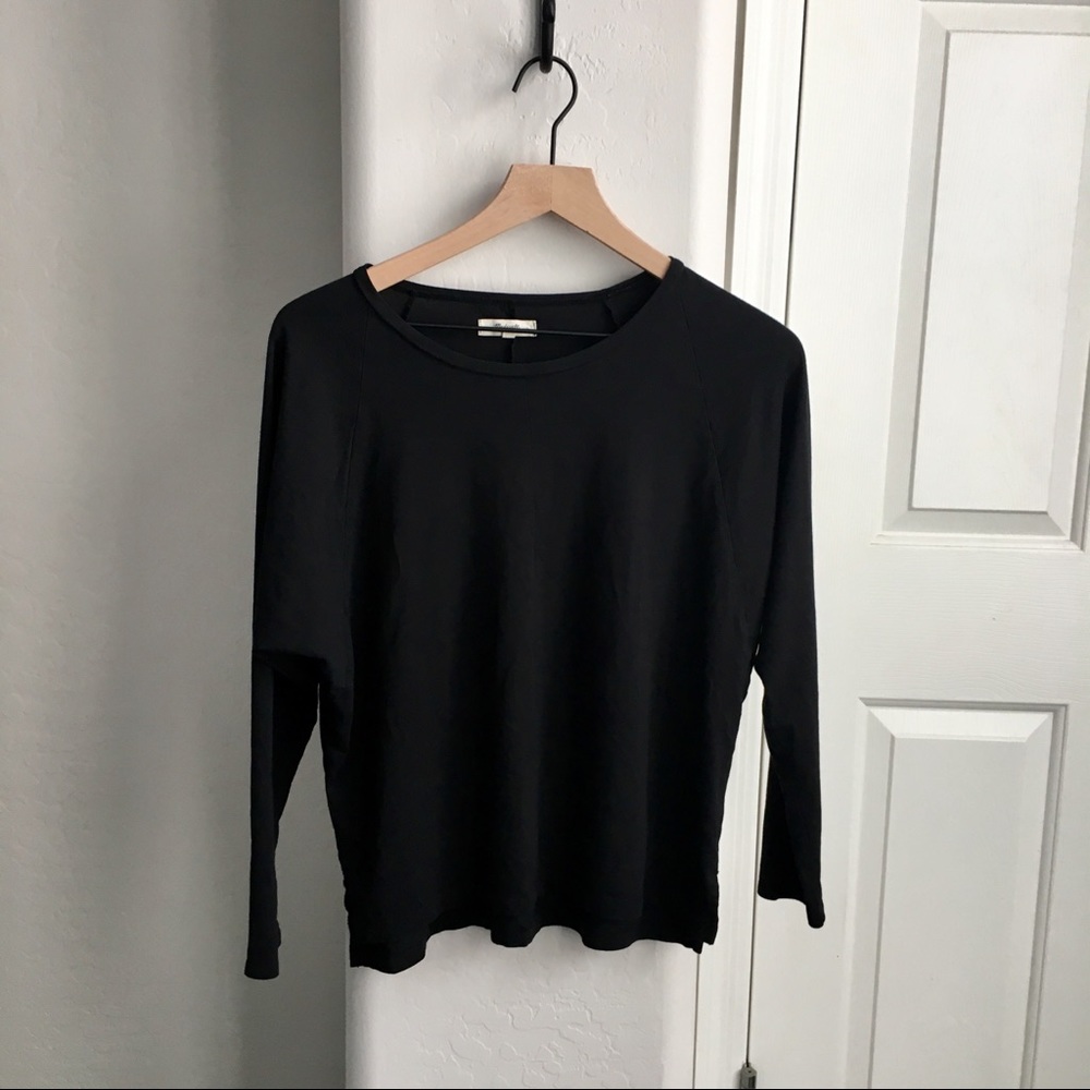 Madewell Slouchy Black Top
